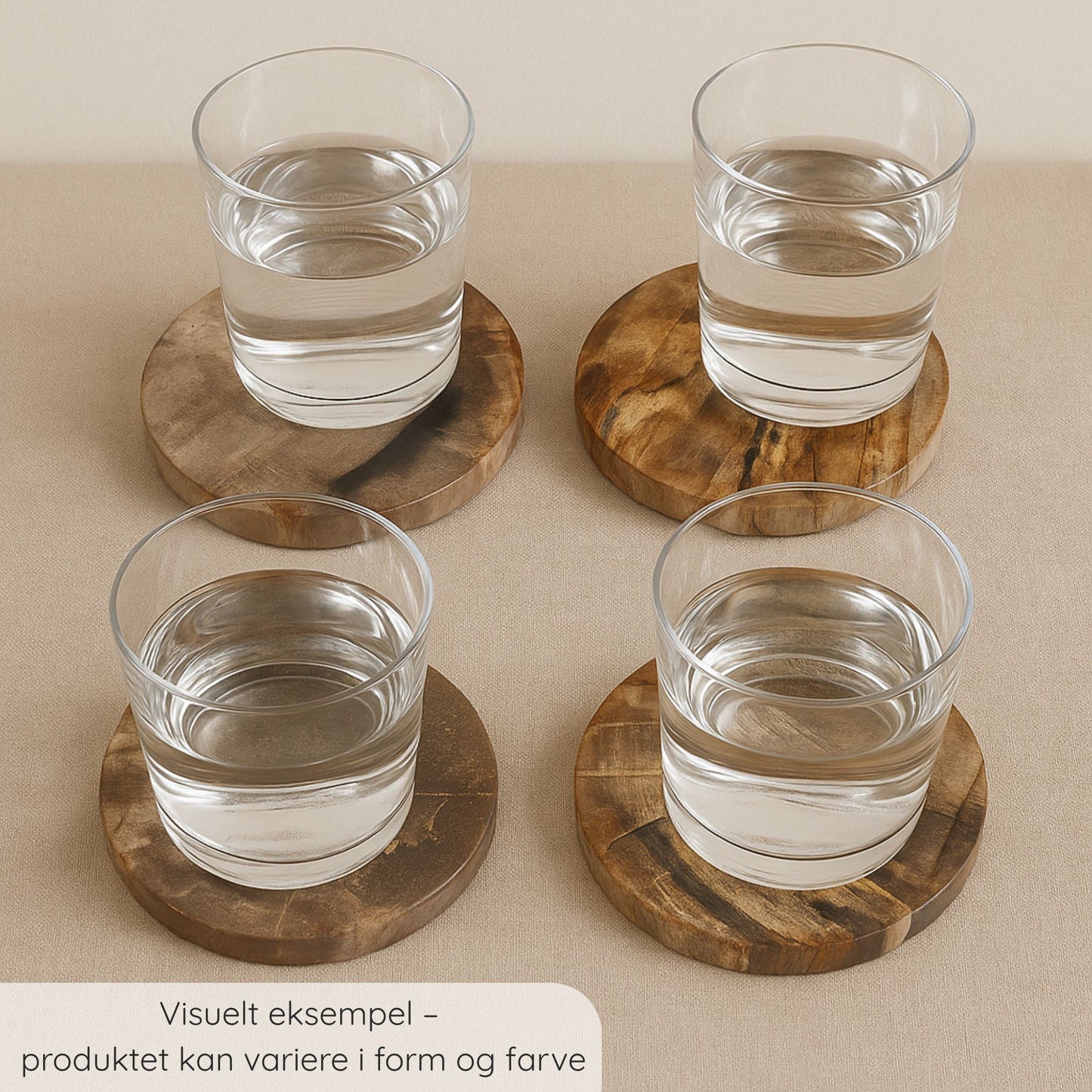 Sæt af 4 bordskånere