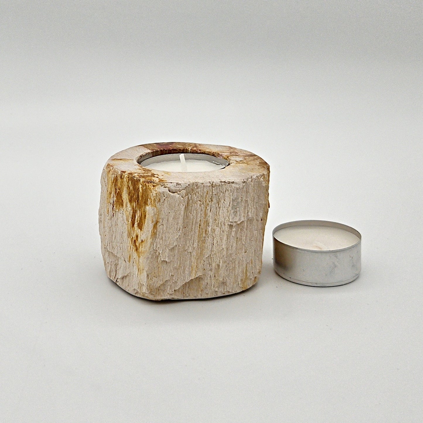 Naturlig rå fyrfadsstage