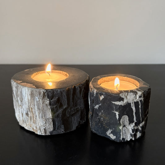 Naturlig rå fyrfadsstage