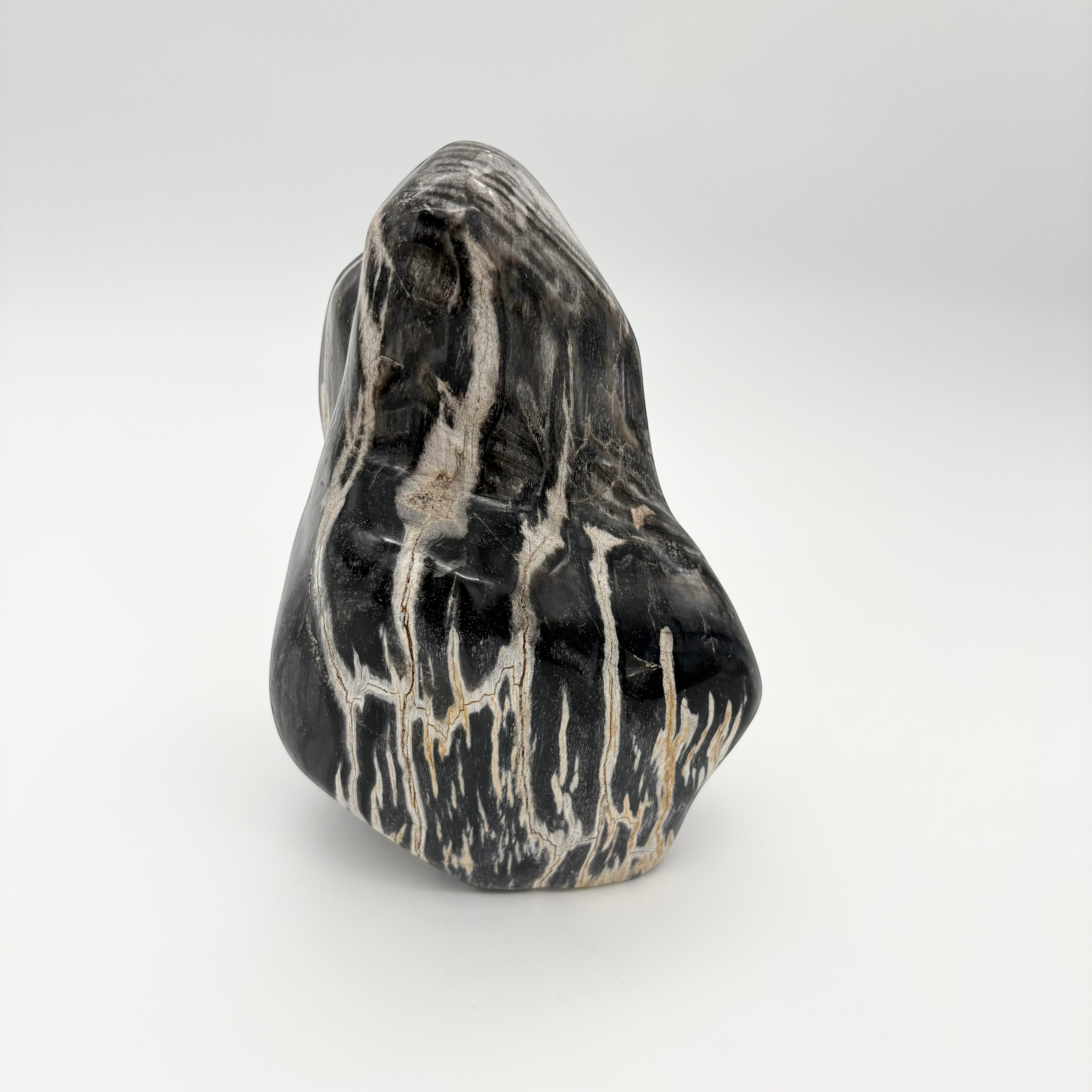 Skulptur i forstenet træ