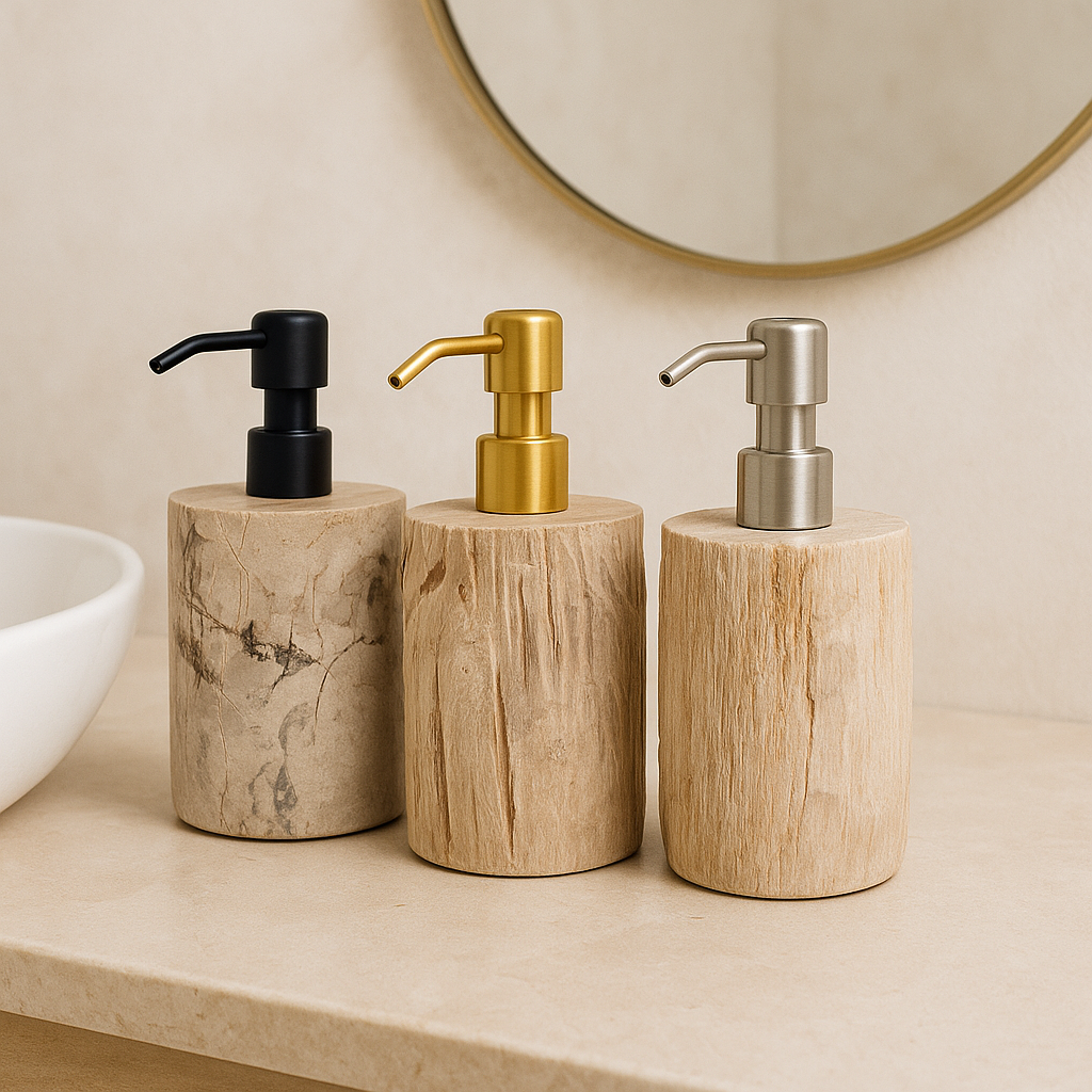 Lyse sæbedispensere