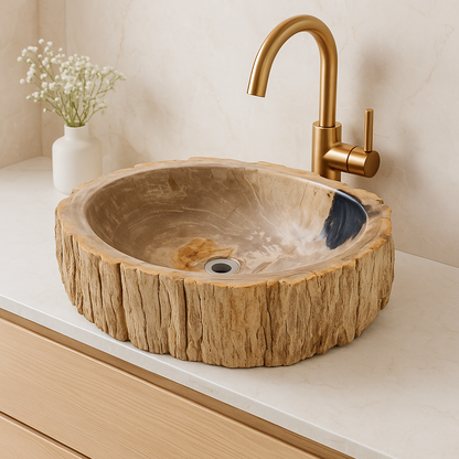 Håndvask i sand- og sorttoner