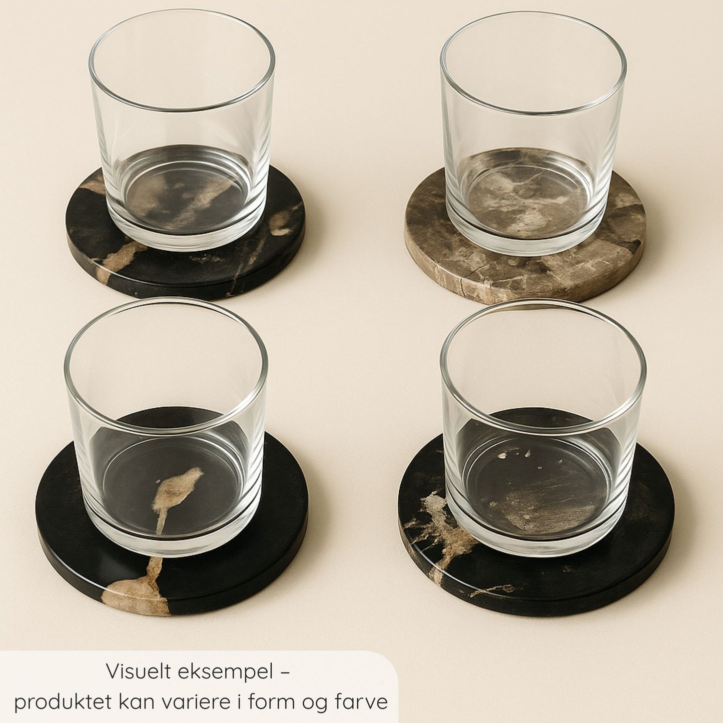 Sæt af 4 bordskånere