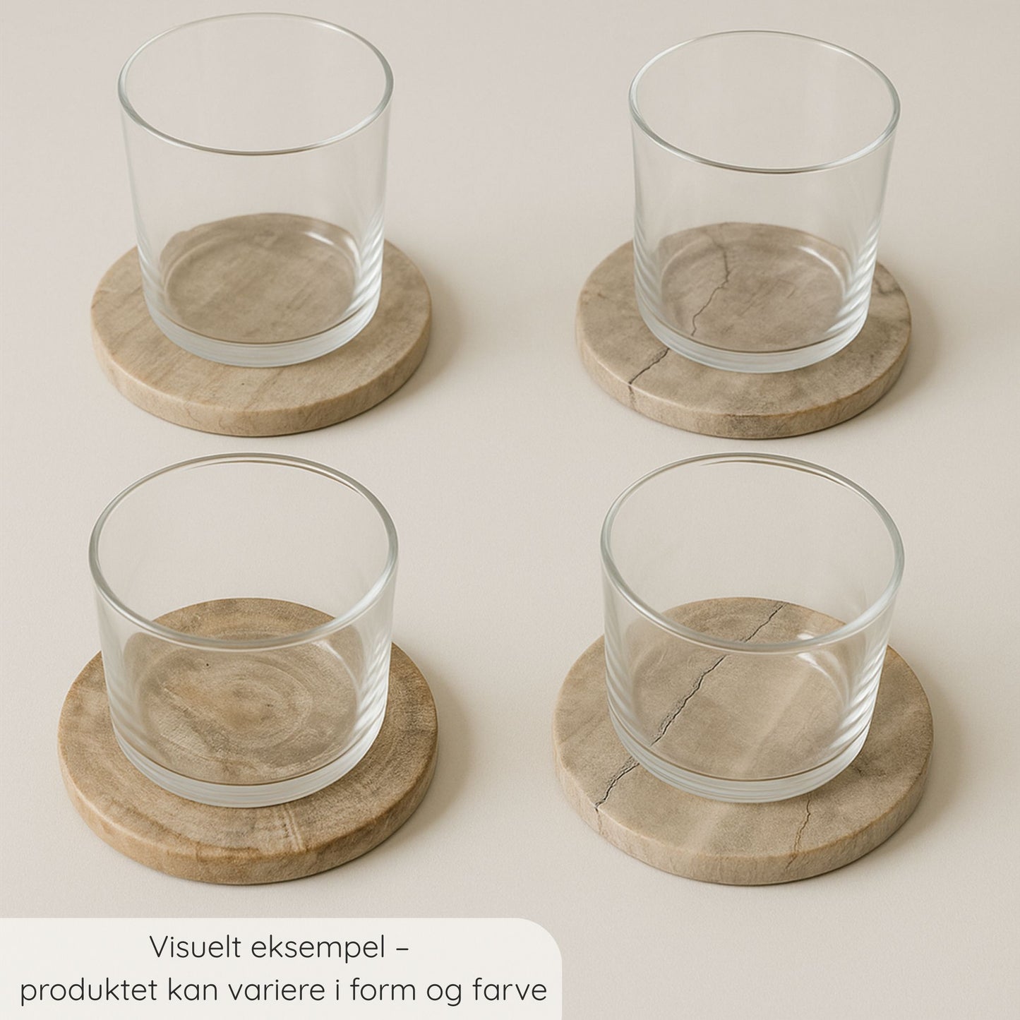 Sæt af 4 bordskånere