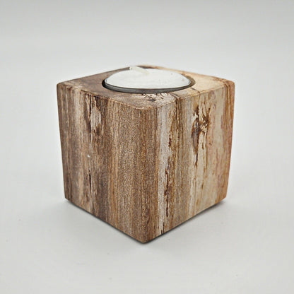 Håndpoleret fyrfadsstage