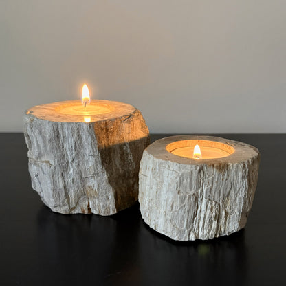 Naturlig rå fyrfadsstage