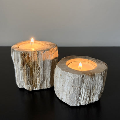 Naturlig rå fyrfadsstage