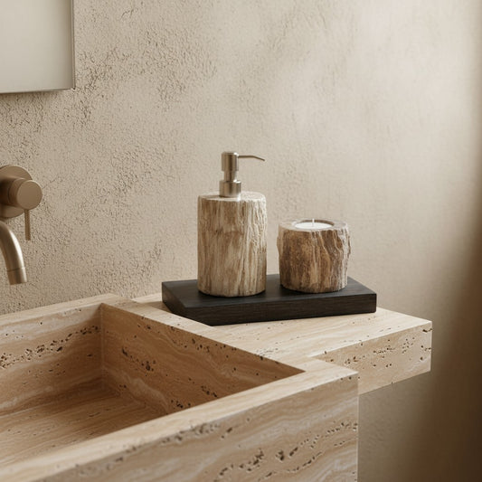 Bakke i Forstenet Træ – 20x10 cm