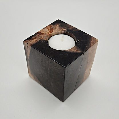 Håndpoleret fyrfadsstage